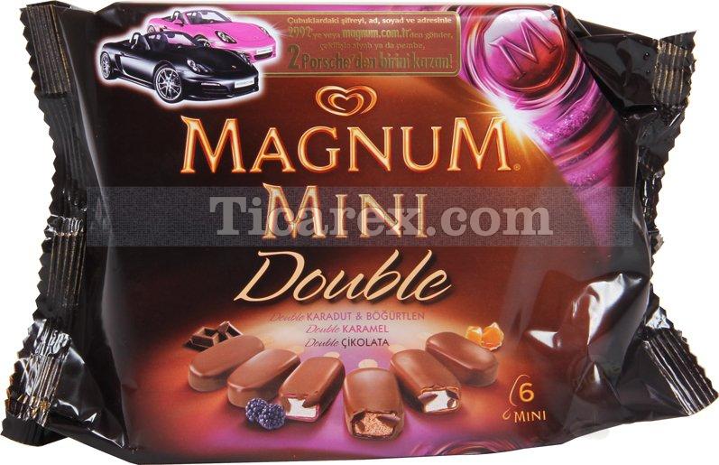 Algida Magnum Infinity Mini Double Karadut &amp; Böğürtlen 6'lı Paket 360 ml