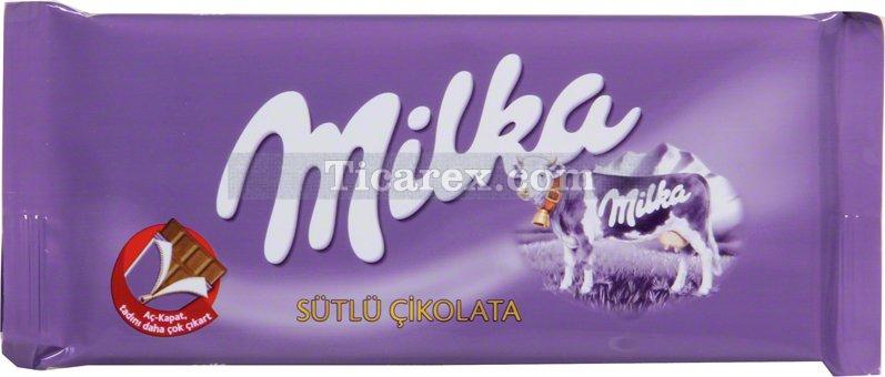 Milka Sütlü Tablet Çikolata 80 gr