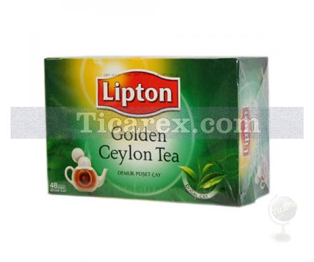 Lipton Golden Ceylon Demlik Poşet Çay 48'li | 320 gr - Resim 1