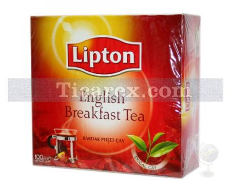 Lipton English Breakfast Süzen Poşet Çay 100'lü | 200 gr - Resim 1