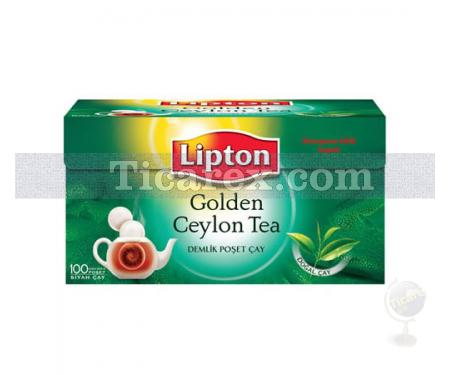 Lipton Golden Ceylon Demlik Poşet Çay 100'lü | 320 gr - Resim 1