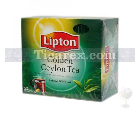 Lipton Golden Ceylon Süzen Poşet Çay 50'li | 100 gr - Resim 1