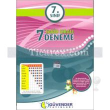 7. Sınıf - Tarih Sıralı 7 Deneme | Deneme Sınavları