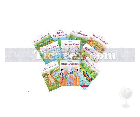 Ezop Masalları (10 Kitap Set) | 1. ve 2. Sınıflar İçin | El Yazısı İle | Kolektif - Resim 1