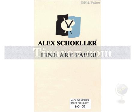 Alex Schoeller Kolej Fon Kartonu No:05 | Somon | 70x100 | 160 gr/m2 | 100 adet - Resim 1