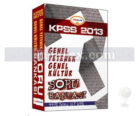 2013 KPSS Soru Bankası | Genel Yetenek | Genel Kültür - Yediiklim Yayınları - Resim 1