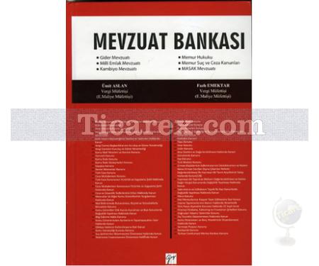 Mevzuat Bankası | Ümit Aslan, Fazlı Emektar - Resim 1