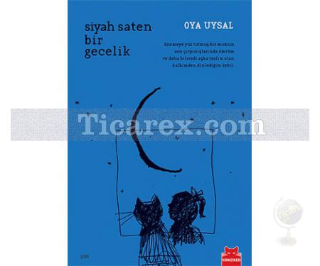 Siyah Saten Bir Gecelik | Oya Uysal - Resim 1