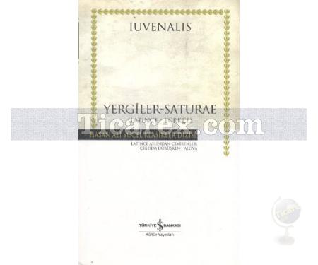 Yergiler - Saturae | (Ciltli) | İuvenaus - Resim 1