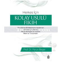 Kolay Usulü Fıkıh | Faruk Beşer