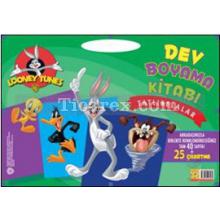 Looney Tunes Dev Boyama Kitabı - Tatlı Belalar | Çıkartma Hediyeli | Kolektif