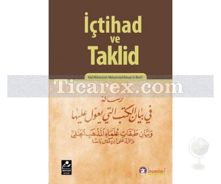 İçtihad ve Taklid | Kadi'Allame Şeyh Muhammed Buhayt el-Muti'i - Resim 1