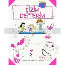 Çizim Defterim - Boyama ve Faaliyet Kitabı Pembe | Kolektif