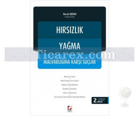 Hırsızlık - Yağma - Malvarlığına Karşı Suçlar | Necati Meran - Resim 1