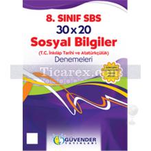 SBS - 8. Sınıf - 30x20 Sosyal Bilgiler Denemeleri