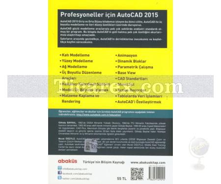 Profesyoneller için Autocad 2015 | Gökalp Baykal, Murat Öğütlü - Resim 2