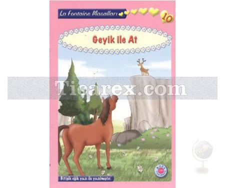 La Fontaine Masalları - Geyik ile At | Bitişik Eğik El Yazısı İle | Jean De La Fontaine - Resim 1