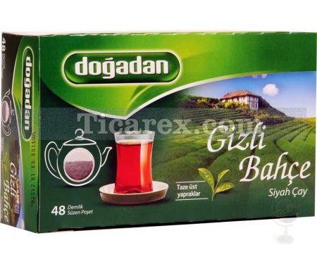 Doğadan Gizli Bahçe Demlik Poşet Siyah Çay 48'li | 153 gr - Resim 1