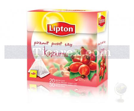 Lipton Kuşburnu Çayı Süzen Piramit Poşet Çay 20'li | 50 gr - Resim 1