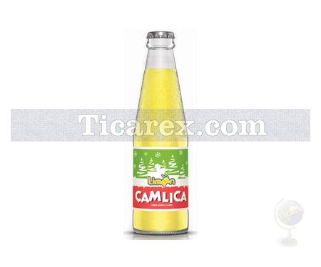 Çamlıca Limon Aromalı Gazoz Cam Şişe | 250 ml - Resim 1