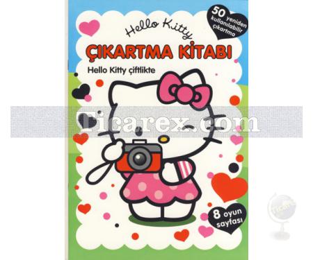 Hello Kitty Çiftlikte Çıkartma Kitabı | Kolektif - Resim 1