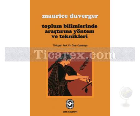 Toplum Bilimlerinde Araştırma Yöntem ve Teknikleri | Maurice Duverger - Resim 1