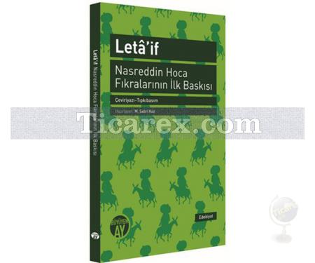 Leta'if - Nasreddin Hoca Fıkralarının İlk Baskısı | M.Sabri koz - Resim 1