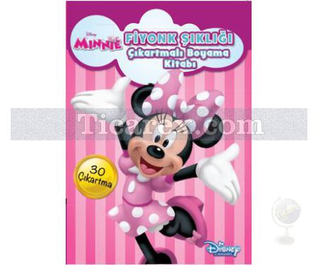 Disney Minnie Fiyonk Şıklığı Çıkartmalı Boyama Kitabı | Kolektif - Resim 1