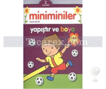 Miniminiler ( Mor Kitap ) Yapıştır ve Boya | 2+ Yaş | Kolektif - Resim 1