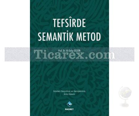 Tefsirde Semantik Metod | Ali Galip Gezgin - Resim 1