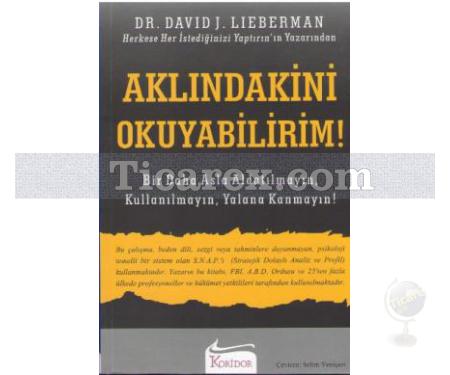 Aklındakini Okuyabilirim! | David J. Lieberman - Resim 1